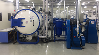 Four de chauffage à résistance industrielle de type discontinu pour la R&D de matériaux composites, la métallurgie des poudres et les films PI, avec protection à l'argon, 2200°C