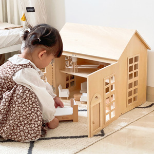 Casa <span class=keywords><strong>de</strong></span> Muñecas <span class=keywords><strong>de</strong></span> Madera Grande <span class=keywords><strong>de</strong></span> Simulación <span class=keywords><strong>para</strong></span> Niños, Juguete <span class=keywords><strong>de</strong></span> Casa <span class=keywords><strong>de</strong></span> Juego, Regalo Festivo, Casa <span class=keywords><strong>para</strong></span> Bebés - Product Image 2