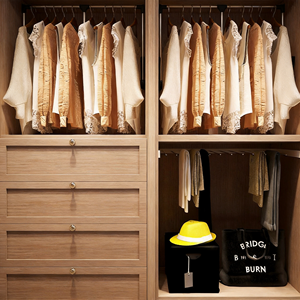 Sistema di Cabina Armadio Personalizzata <span class=keywords><strong>con</strong></span> Scrivania, Armadio <span class=keywords><strong>con</strong></span> Cassetti, Scaffali Aperti, Arredamento Completo per la Casa - Product Image 6