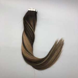 Extensions de cheveux indiens vierges à 100 %, qualité supérieure, ondulées, à bandes adhésives, <span class=keywords><strong>prix</strong></span> de gros, 50 g par paquet - Product Image 2