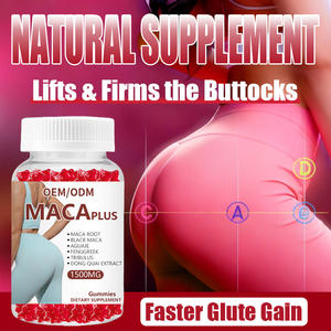 Gomas de Colágeno <span class=keywords><strong>Maca</strong></span> para Aumento de Glúteos, Suplemento Natural para Modelagem de Quadris, Vegano, Sem OGM, Sem Açúcar, Apoia Corpo Curvilíneo - Product Image 2