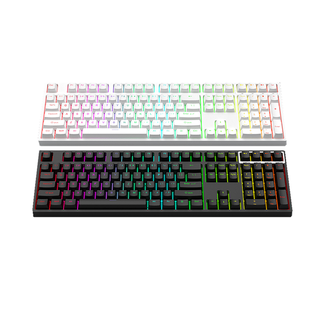 Hot Selling 100% Mechanical Keyboard 108 Keys 3Mode RGB Mechanical Keyboard Wireless