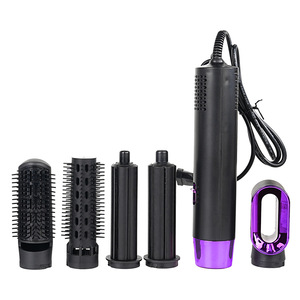 หวีลมร้อนอเนกประสงค์ 5 in 1 เครื่องจัดแต่งทรงผมไฟฟ้าแบบอัตโนมัติ พร้อมอุปกรณ์เสริมสำหรับทุกสภาพเส้นผม - Product Image 1