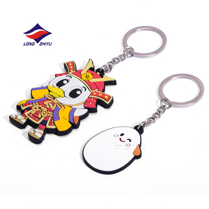 Llavero de Goma Suave con Diseño Personalizado Barato de Fábrica Longzhiyu de 20 Años, Llaveros con Logotipo Personalizado, Llavero de PVC Personalizado en 2D y 3D - Product Image 2
