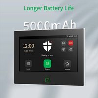 Système de sécurité domestique sans fil GSM WIFI Kit d'alarme intelligent avec détecteur de mouvement PIR Capteur de porte