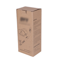 Carton ondulé brun, logo personnalisé, impression numérique, vernis brillant/mat, haute qualité, dossiers recyclables