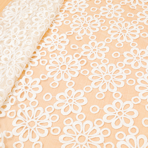 <strong>Wholesale</strong> <strong>Soft</strong> <strong>Lace</strong> <strong>Fabric</strong> Rhinestone Flat Embroidery Mesh <strong>Lace</strong> <strong>Fabric</strong> No Reviews yet - Product Image 2