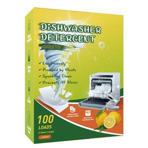 Finesse Class Splendid Quality Biodegradable Stirps Hojas de papel de detergente ecológico para lavavajillas - Product Image 2