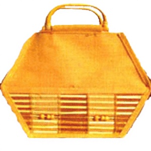 BOLSO DE YUTE DECORATIVO con Cierre de Cordón, Tamaño de 7 Pulgadas, 1 Compartimento para Uso Diario - Product Image 1