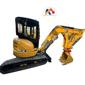 Mini-excavatrice sur chenilles Caterpillar 303.5E d'occasion de 3,5 tonnes avec moteur et boîte de vitesses d'origine du Japon, matériel compact - Product Image 1