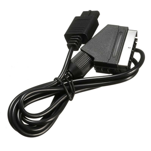 สายวิดีโอ RGB PVC สีดำ สำหรับเกมส์ ความยาว 1.8 เมตร รองรับระบบ PAL สำหรับ <span class=keywords><strong>Nintendo</strong></span> N64 NGC <span class=keywords><strong>SNES</strong></span> - Product Image 5