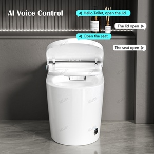 Inodoro Inteligente Totalmente Automático <span class=keywords><strong>MUBI</strong></span> T9013A, Diseño Moderno, Inodoro con Bidé Inteligente de 110V para Proyectos en América del Norte - Product Image 4