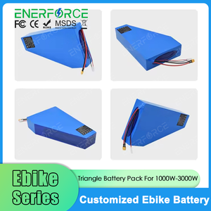 Enerforce 48V 60V 72V Triangle E Bike Batterie Li-ion personnalisée pour <span class=keywords><strong>Ebike</strong></span> 1000W-3000W - Product Image 3