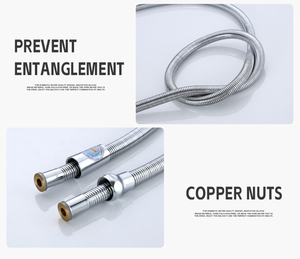 Doccia moderna a doppio manico in acciaio inossidabile Set doccia termostatica a parete multifunzione pressurizzata da bagno doccia - Product Image 3