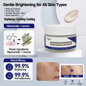 Crème Visage Éclat Niacinamide et Réglisse – Hydratant Illuminateur <span class=keywords><strong>Anti</strong></span>-Âge et <span class=keywords><strong>Anti</strong></span>-Jaunissement – Soin <span class=keywords><strong>de</strong></span> <span class=keywords><strong>Nuit</strong></span> - Product Image 1