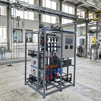 Nouvelles membranes d'électrodialyse (EDR) de 500 L pour le traitement de l'eau, la désalinisation acide/base, 1 an, 2 kW de puissance, 50 V, équipement