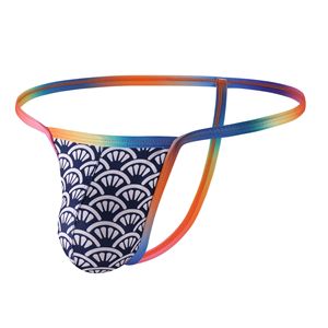 <span class=keywords><strong>Slip</strong></span> Bikini da <span class=keywords><strong>Uomo</strong></span> a Vita Bassa, Perizoma a T, Stampa Floreale, Elasticizzato, Sexy, Stile Giapponese, Intimo Maschile - Product Image 1