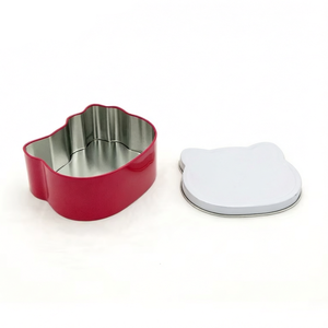 Caja <span class=keywords><strong>de</strong></span> lata <span class=keywords><strong>de</strong></span> chocolate con forma <span class=keywords><strong>de</strong></span> cabeza <span class=keywords><strong>de</strong></span> gato, contenedores creativos <span class=keywords><strong>de</strong></span> lata para dulces - Product Image 5