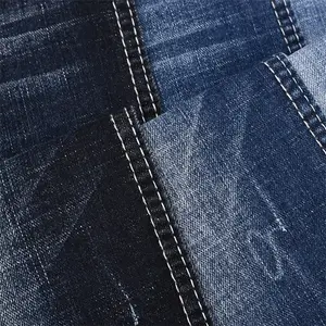 Tissu de jean tricoté en coton polyester de haute qualité