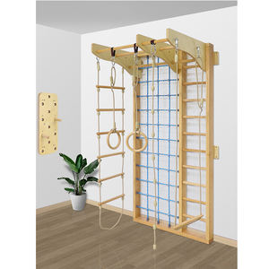 Pas encore d'<span class=keywords><strong>avis</strong></span> Ensemble mural suédois en bois Gymnastique murale pour enfants Gymnase Stall Bar en bois Gymnastique Amusement - Product Image 3