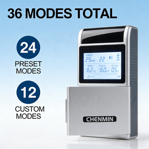 Unit <span class=keywords><strong>TENS</strong></span> Digital penghilang nyeri, perangkat terapi rehabilitasi denyut dengan saluran ganda 15 mode untuk penggunaan Rumah & Klinik - Product Image 2