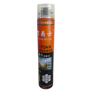 CHUANG <span class=keywords><strong>MEI</strong></span> <span class=keywords><strong>SHI</strong></span> A22 750ml Mousse polyuréthane multifonctionnelle pour l'emballage, la construction, le travail du bois, adhésif UV, scellant - Product Image 6