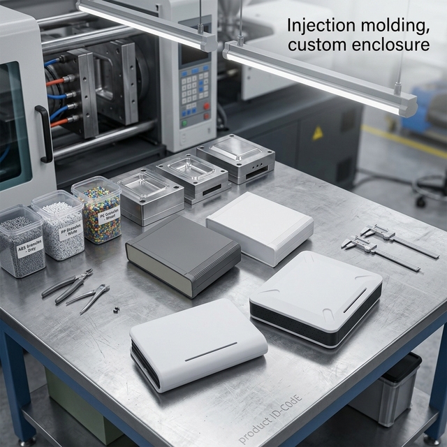 Plastic Network Box Set-top Box Housing Enclosure ABS/PP/PE Materials Injection Molding Cutting Customizable Communication Use