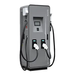 European Standard Intelligent Electric Car 120kw Double Guns Dc Ev Charging Pile Suppliers Evcharger Car Chargers Electric