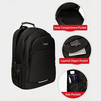 Tas Ransel Sekolah Laptop Kasual Modis Laris Grosir, Logo Custom, Tahan Lama, Anti Air, Ringan