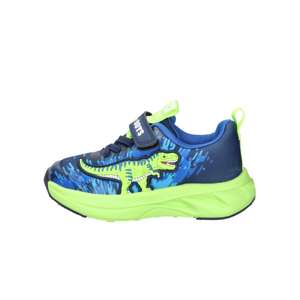 รองเท้าผ้าใบเด็กบูล บอยส์สีน้ำเงิน ไซส์ 25 ปิดด้วยเวลโคร ดีไซน์ไดโนเสาร์ รองเท้าผ้าใบอินเทรนด์ - Product Image 1