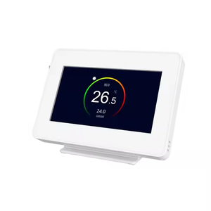 Caja de pantalla de plástico de 4,3 pulgadas Caja de termostato de montaje en pared con pantalla táctil - Product Image 1