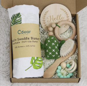 Venta al por mayor de Cajas de Regalo de 0 a 3 años con edredón de bebé <span class=keywords><strong>mordedor</strong></span> de seguridad para bebé juguetes para masticar - Product Image 5