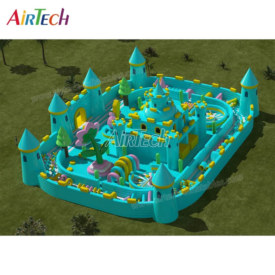 Unique Inflatable Castle Unique Castle Inflatable Park Large Bounce House Inflatable World Theme ...