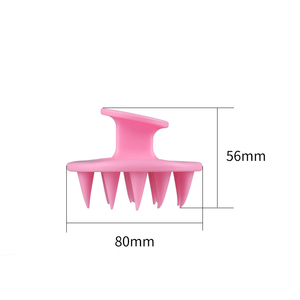 Factory Direct Customize Private Label Mini Sized Silicone Scalp Massager Shampoo <b>Brush</b> Soft Silicone Scalp Scrubber - Product Image 6