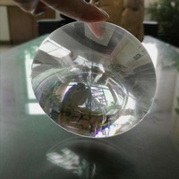 Lentille de Fresnel en plastique de 250 mm de diamètre pour cuisinière solaire à panneaux solaires, application CPV, lentille de Fresnel de grande taille, lentille asphérique