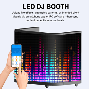 Écran LED P2.5 pour cabine DJ, intérieur, pas de pixel de 2,5 mm, couleur pleine, sur pied, avec 178 pixels °   Angle de vision - Product Image 2