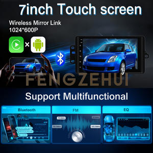 Autoradio Android Auto Carplay 7 pouces pour Chevrolet Silverado 1500 et compatible avec GMC <span class=keywords><strong>Sierra</strong></span> 1500 WIFI 4G Système multimédia de voiture Radio stéréo - Product Image 4