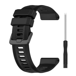 <span class=keywords><strong>Bracelet</strong></span> en silicone de remplacement pour <span class=keywords><strong>Garmin</strong></span> Forerunner 965 955 <span class=keywords><strong>Montre</strong></span> intelligente solaire <span class=keywords><strong>Bracelet</strong></span> style sport pour hommes femmes largeur 22mm - Product Image 3