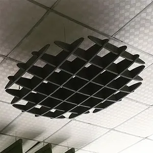 New Arrival Office Novel Acoustic Panels Round Soundproof Ceiling Hanging acoustic Panel