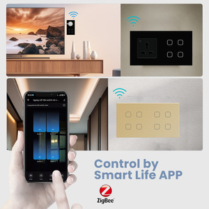 Zigbee Smart <b>Switch</b> 8 Way <b>Touch</b> Control With Tuya App Remote Timer Function For Home Automation - Product Image 2