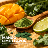 Poudre de légumes verts OEM ODM Marque privée Vente en gros Mélange de boisson probiotique végétale verte Fibres alimentaires pour le quotidien des femmes