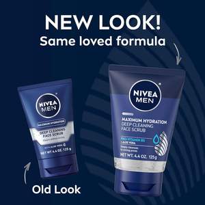 NIVEA MEN Exfoliante Facial de Máxima Hidratación Paquete de 3 Tubos de 4,4 oz Exfoliante Facial de Limpieza Profunda con Aloe Vera - Product Image 5