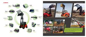 Chariot élévateur tout-terrain 4x4 à moteur diesel 5 tonnes de capacité, neuf, directement de l'usine OLINAMN, 50 Bell - Product Image 6