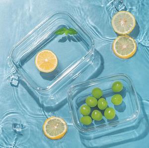 Conteneur de stockage de fruits compartimenté chauffable sous vide en <span class=keywords><strong>verre</strong></span> borosilicate de haute qualité pour la préparation des repas en cuisine - Product Image 4