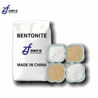 Poudre de bentonite de qualité industrielle ZF ZF-10, argile active pour boue de forage et traitement des eaux usées, conditionnement 25kg/50kg/1000kg
