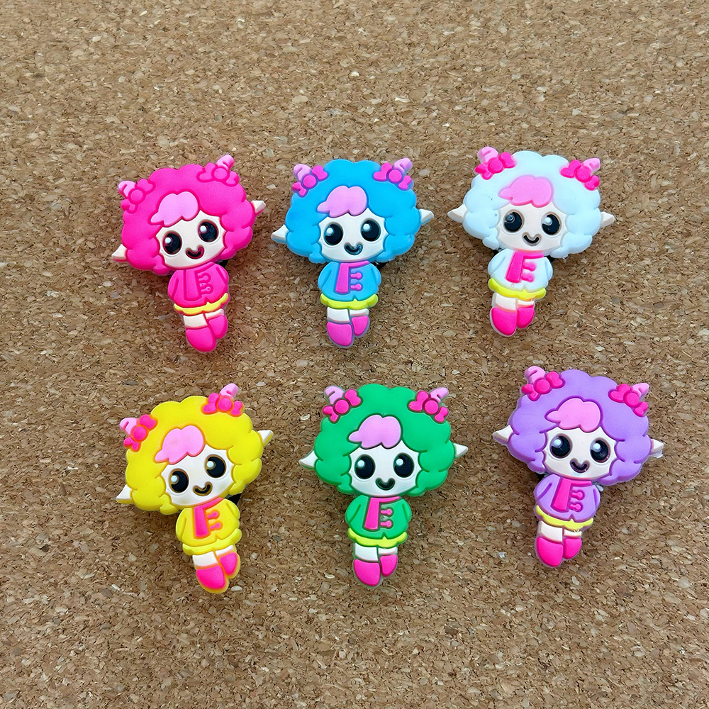 Cartoon Animal Style Resin Water Cup Patch Hair Clip Resin Pendant Cute Wholesale PVC Jewelry Decoration