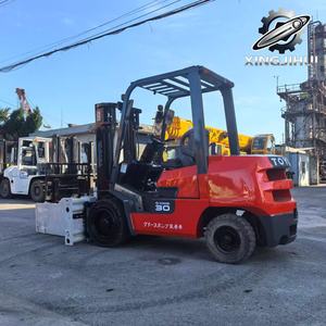 รถยก TOYOTA FDZN30 3 ตัน มือสองจากญี่ปุ่น เครื่องยนต์ 1DZ-2  รถใช้แล้ว  ใช้เชื้อเพลิง  น้ำหนักยก 3000 กก. พร้อมอุปกรณ์หนีบแบบ Flap Clamp - Product Image 3