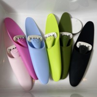 Housse de protection en caoutchouc pour rasoir de voyage, pochette de voyage en silicone portable, étui pour rasoir de voyage