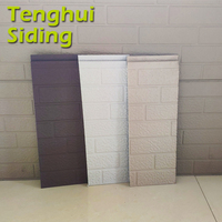 Tenghui साइडिंग आउटडोर सजावटी बाहरी अशुद्ध ईंट की दीवार पैनलों इन्सुलेशन फोम पैनल पूर्वनिर्मित घर की दीवार पैनलों