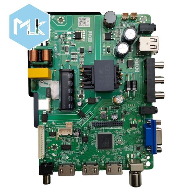 MLK TP.SK105A.PB802 LED TV Motherboard for 38"-43" TVs High-Power 75W Full HD 1920x1080 TFT LCD Universal PCB